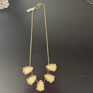 Boutique Gold and Cream Necklace